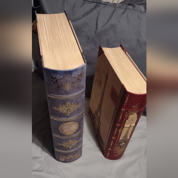 Covert book safe set of 2 faux books (hollow) by punch studio french collection - Picture 7 of 16